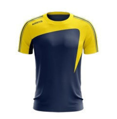 Afbeeldingen van MASITA Sportshirt Forza marine/geel (1216-2230) - SALE